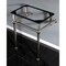 Fauceture VBH242030PN 24-Inch x 20-3/8-Inch x 30-Inch Brass Console Sink Legs, Polished Nickel VBH242030PN - alternate 2